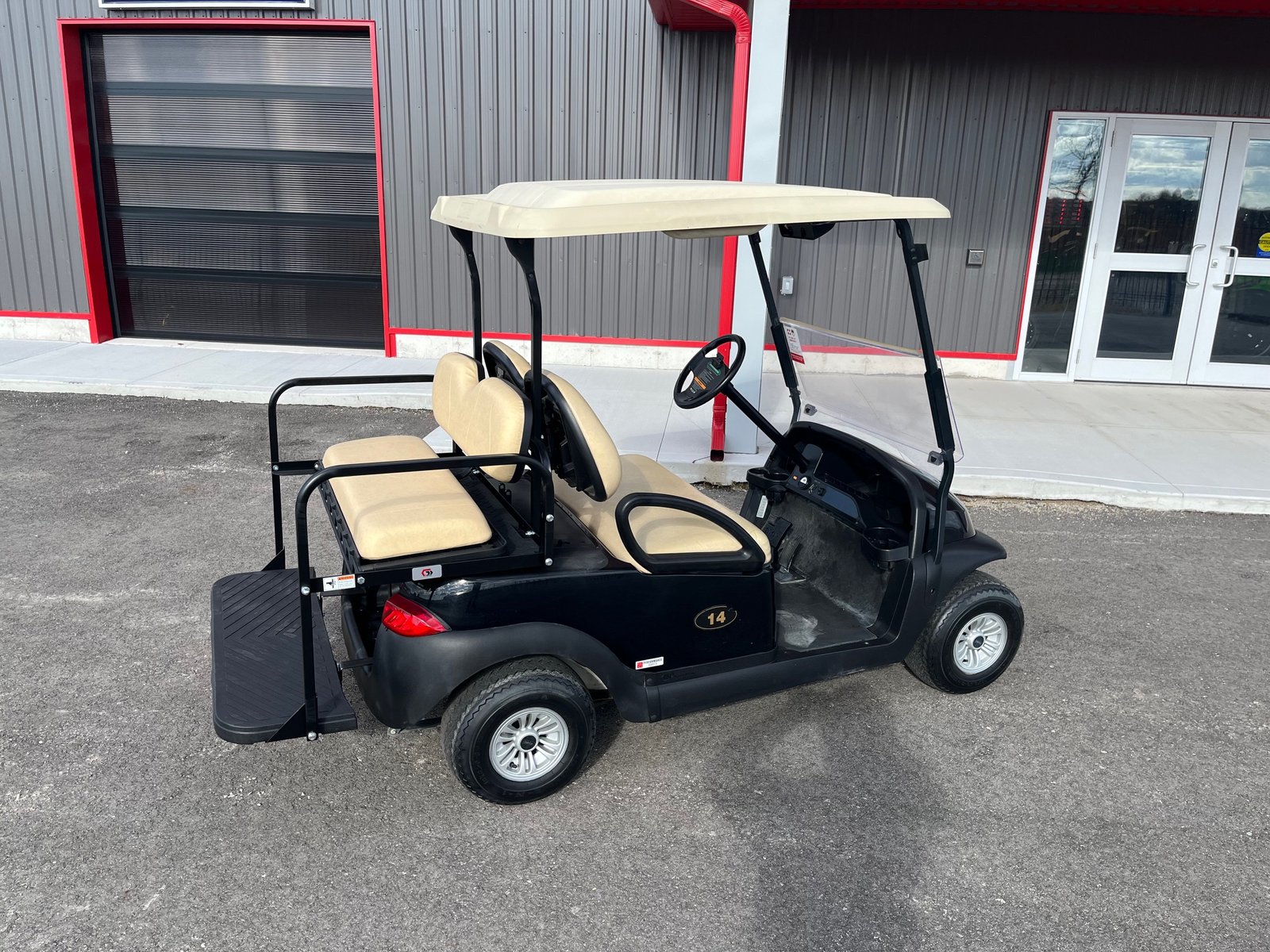 IMG_8720 2016 Club Car Precedent 48V Electric 4 Passenger Black For Sale - Image 1