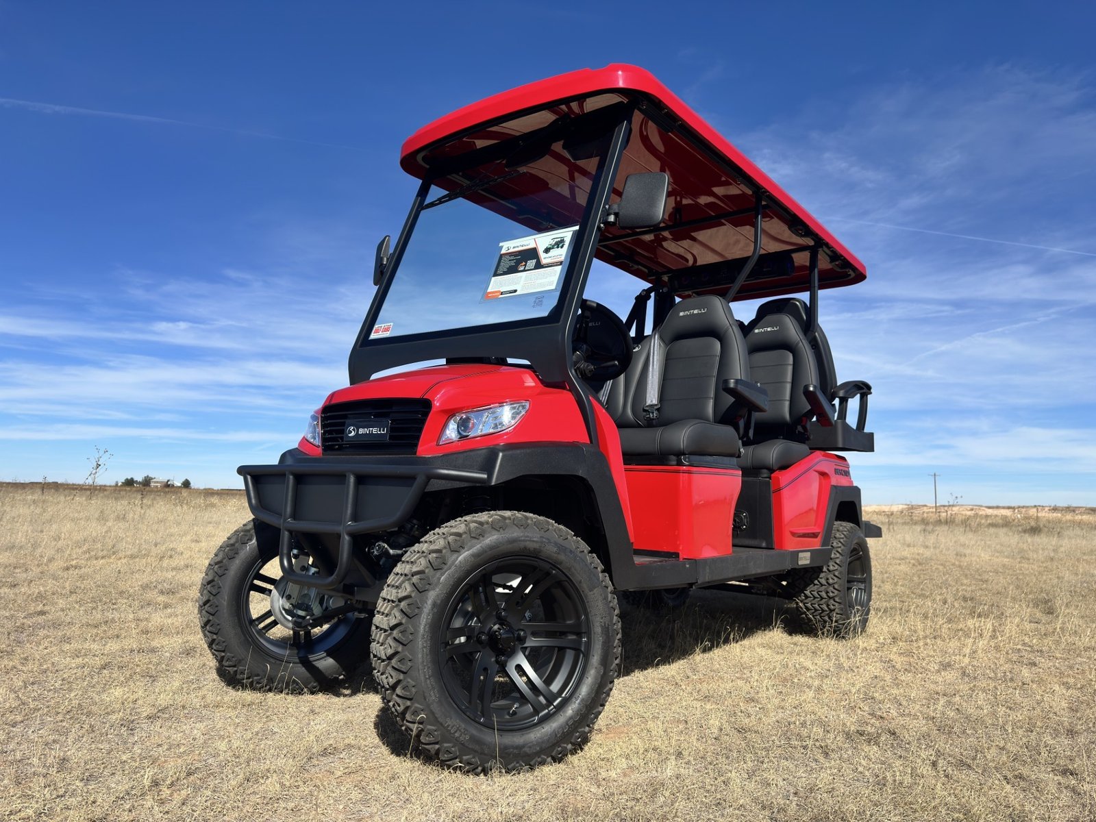 thumbnail_thumbnail_IMG_3364-att13932 2026 Bintelli Beyond 6 Lifted LITHIUM Golf Cart - Image 1