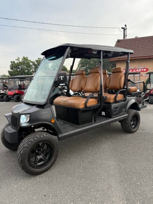 2020 Used Tomberlin Emerge Ghosthawk 4+2 Lifted 48 volt Low Speed Vehicle LSV street legal cart, premium options, bluetooth, 2,460 miles For Sale