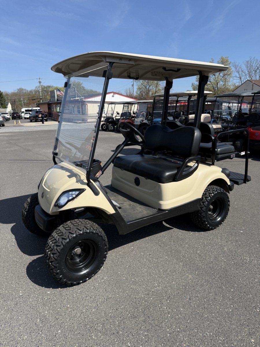 2016 Yamaha Drive 48 volt electric golf cart, 3″ lift, Sunstone Tan For Sale
