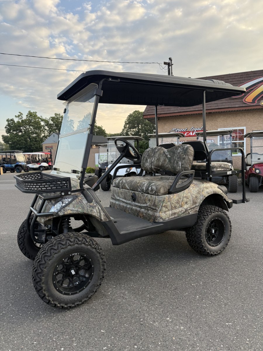 2014 Yamaha Drive 48 volt electric custom golf cart, 6″ lift, Camo, Loaded up For Sale